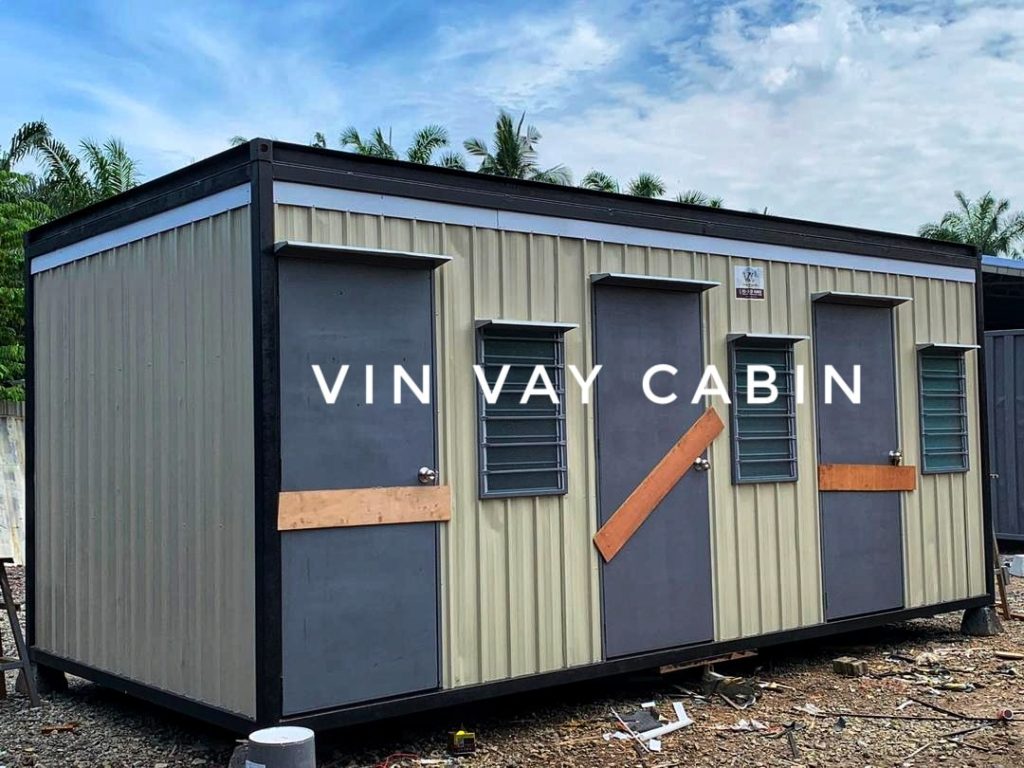 WORKER CABIN - 3 COMPARTMENT - Vinvay Cabin